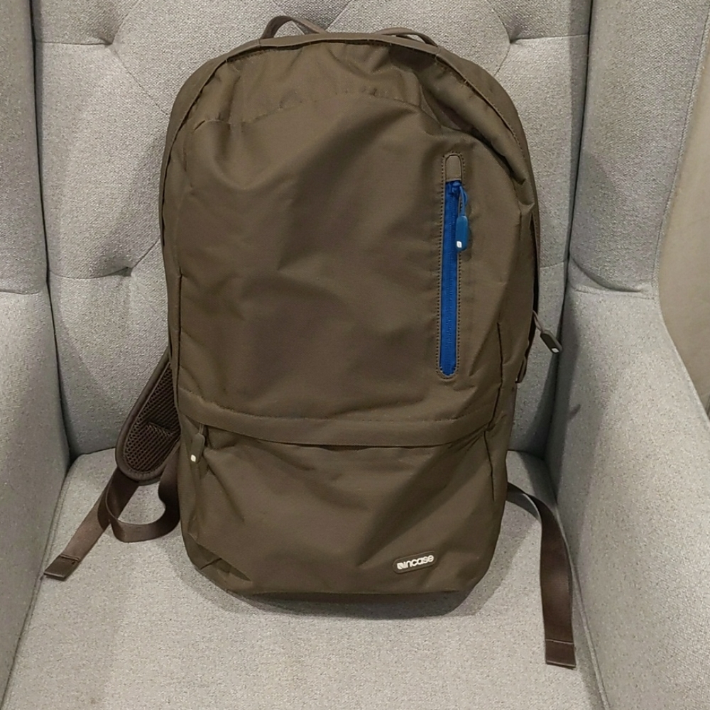 Incase taupe backpack